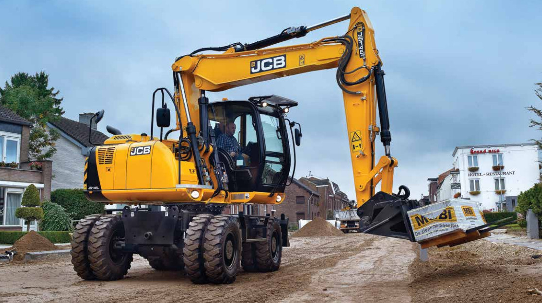JCB JS145W-JS160W Wheeled Excavator